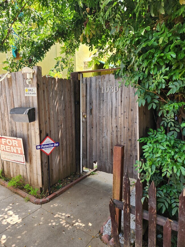last house in the back - 1030 N Hayworth Ave