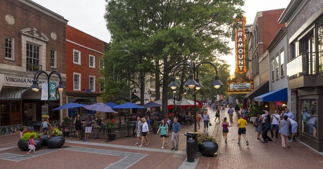 Charlottesville's Downtown Mall is only .4 miles away - 820 E High St