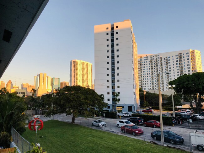 View of Downtown from Master Bedroom - 126 NW S River Dr