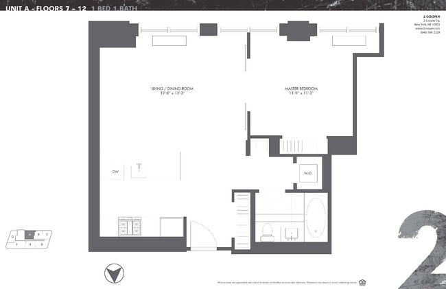 Floorplan - 2 Cooper Square