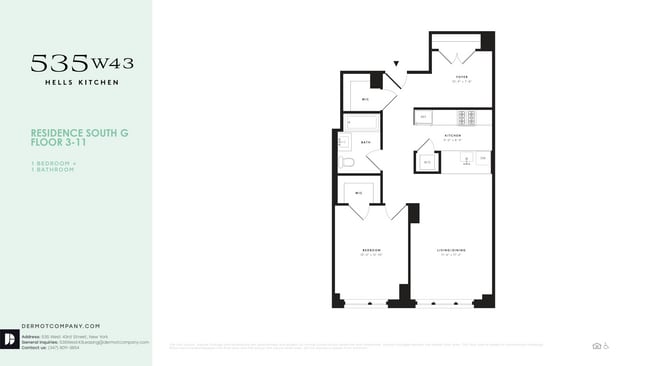 Floorplan - 535 W 43rd Street