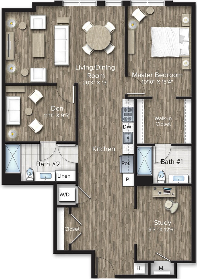 Floorplan - The Bradford