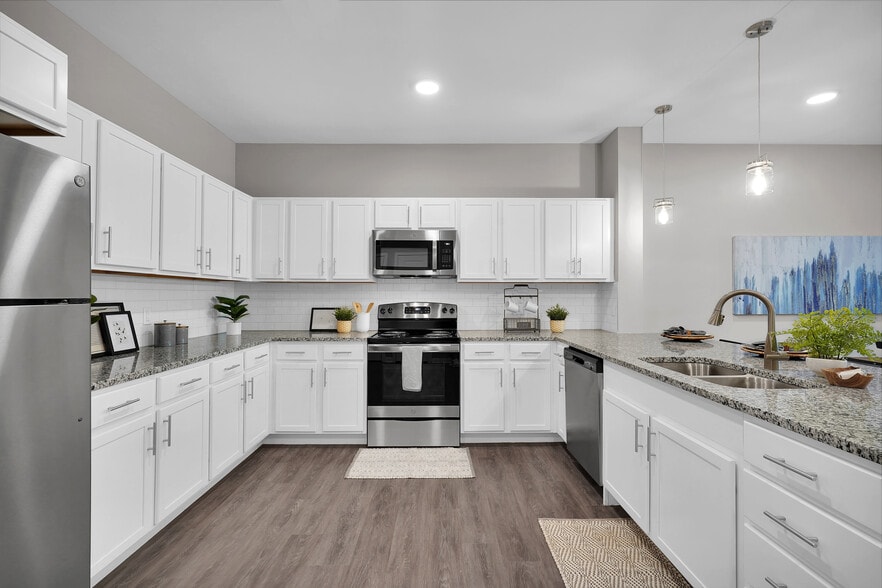 2 Bedroom Inside Apartment - Kitchen - Saddle Brook Landings