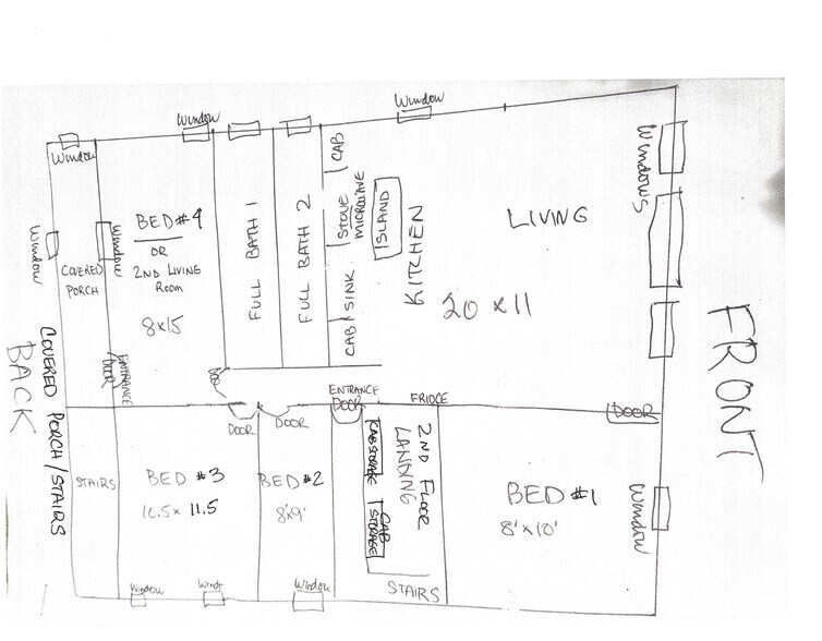 Apt layout - 3556 W Medill Ave