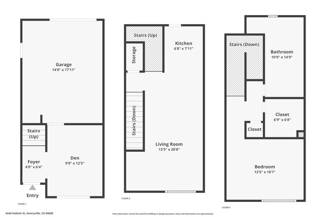 Building Photo - Spacious 3 Story 1 Bdrm+Den Townhome w/Pri...