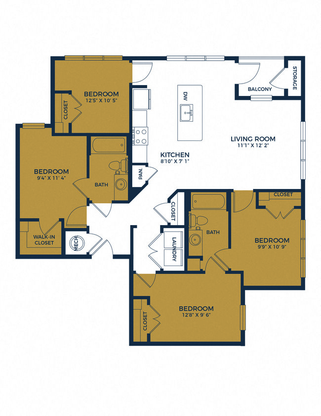 Floorplan - The Pointe at Bayou Bend