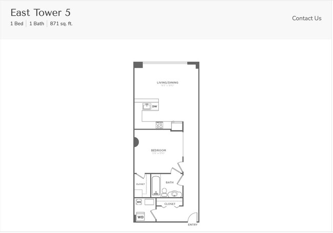 Floorplan - Residences at 1 Brown