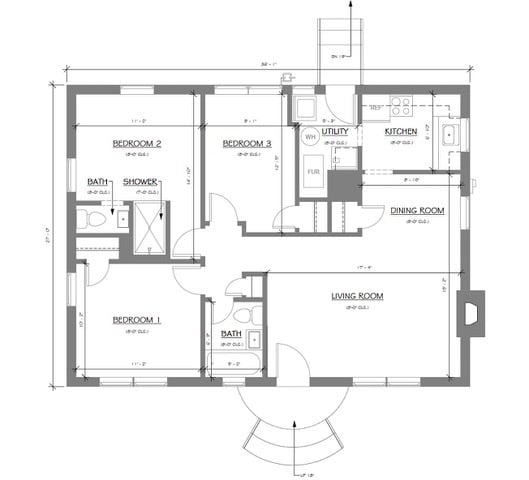 Floorplan - 3601 17th St N
