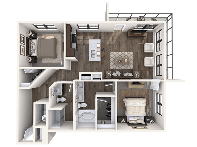 Floorplan - The Wall Street Lofts