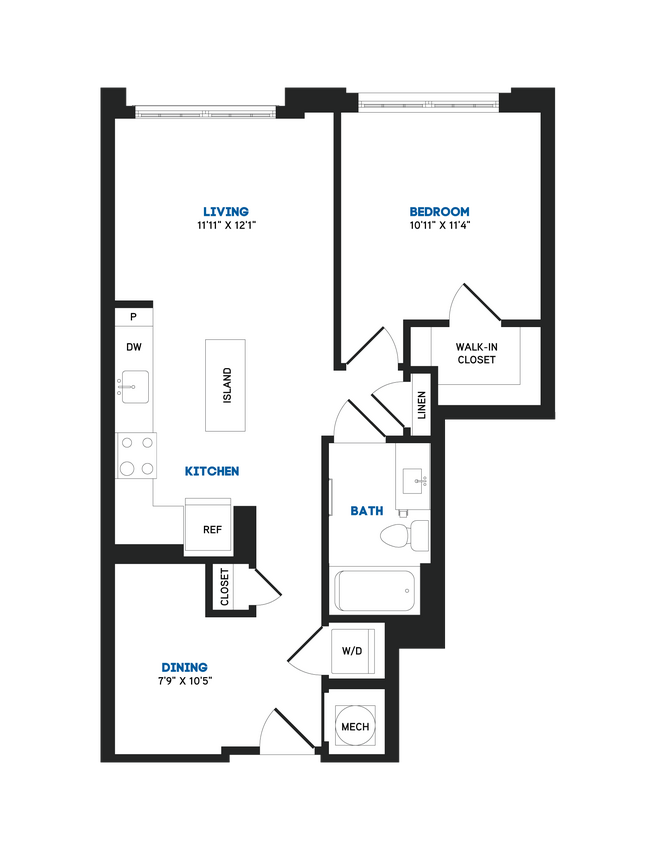Floorplan - The Chase at Bryant Street