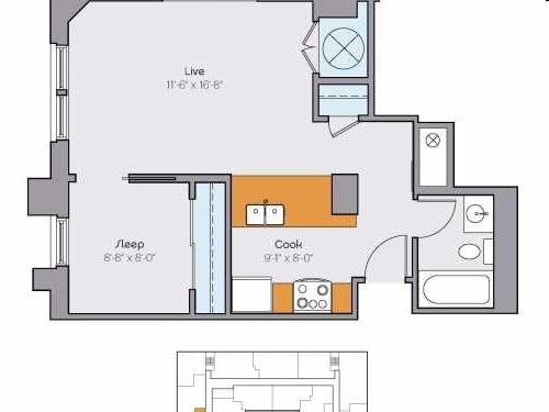 1BR/1BA - Clyde Manor