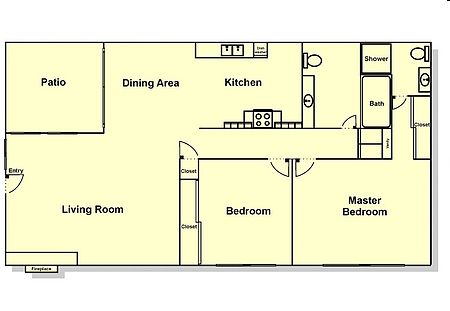 2BR/2BA - Arroyo Vista Apartments