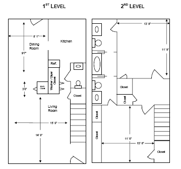 2BR/1.5BA - Copperfield Terrace Condominiums
