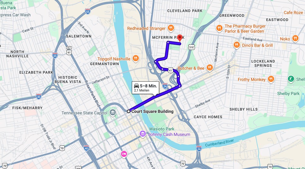 5-8 mins to downtown - 335 Grace St