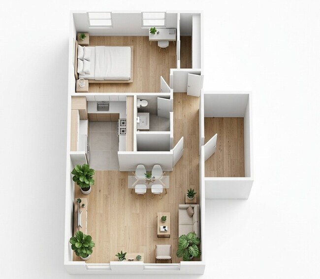 Floorplan - Bellevue Court Apartments