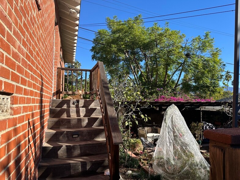 Stairs to back door - 4680 College View Ave