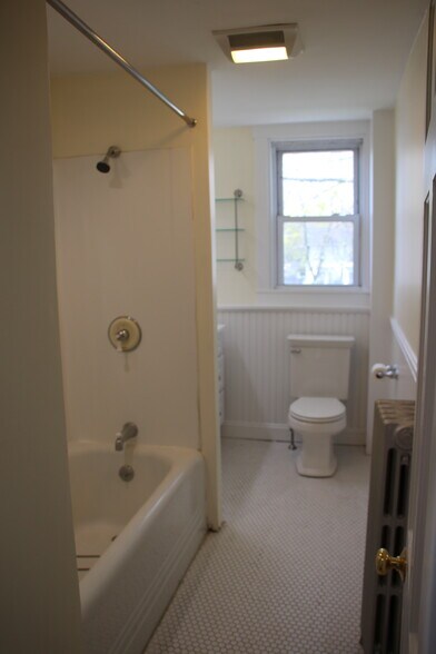 Second Floor Main Bathroom with tub and shower - 5 Allen Ct