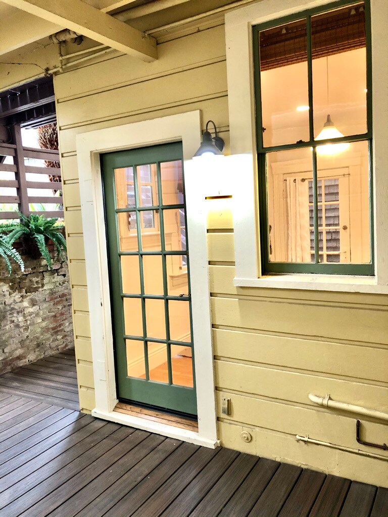 Private patio - 1528 Fulton Street