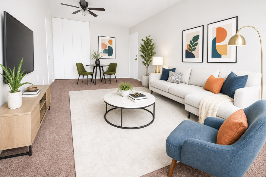 1-Bedroom - Staged - Canterbury Court