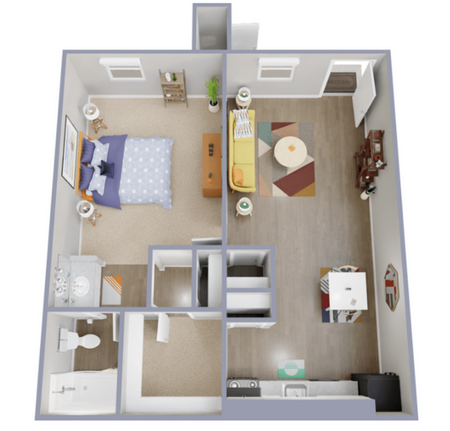 A3 Floorplan - Palatia Apartment Homes