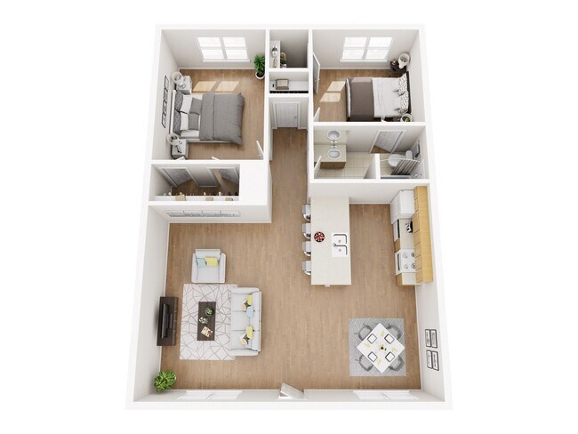Floorplan - The Shelton Apartments