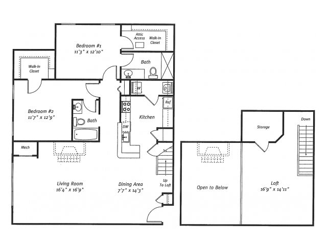 Floorplan - Residences at Westborough Station