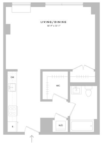 Floorplan - The Hazel Jersey City