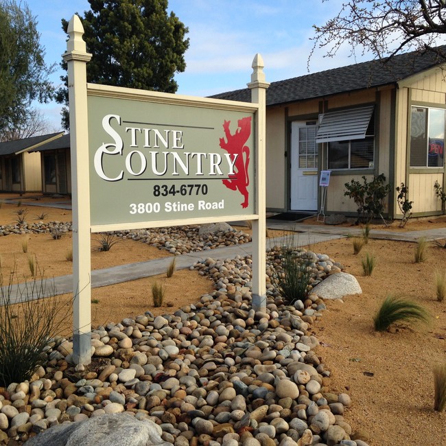 We have a great new look with our drought-tolerant landscaping! - Stine Country