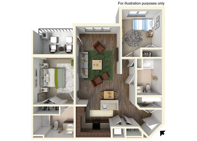 Floorplan - Riverwoods at Tollgate