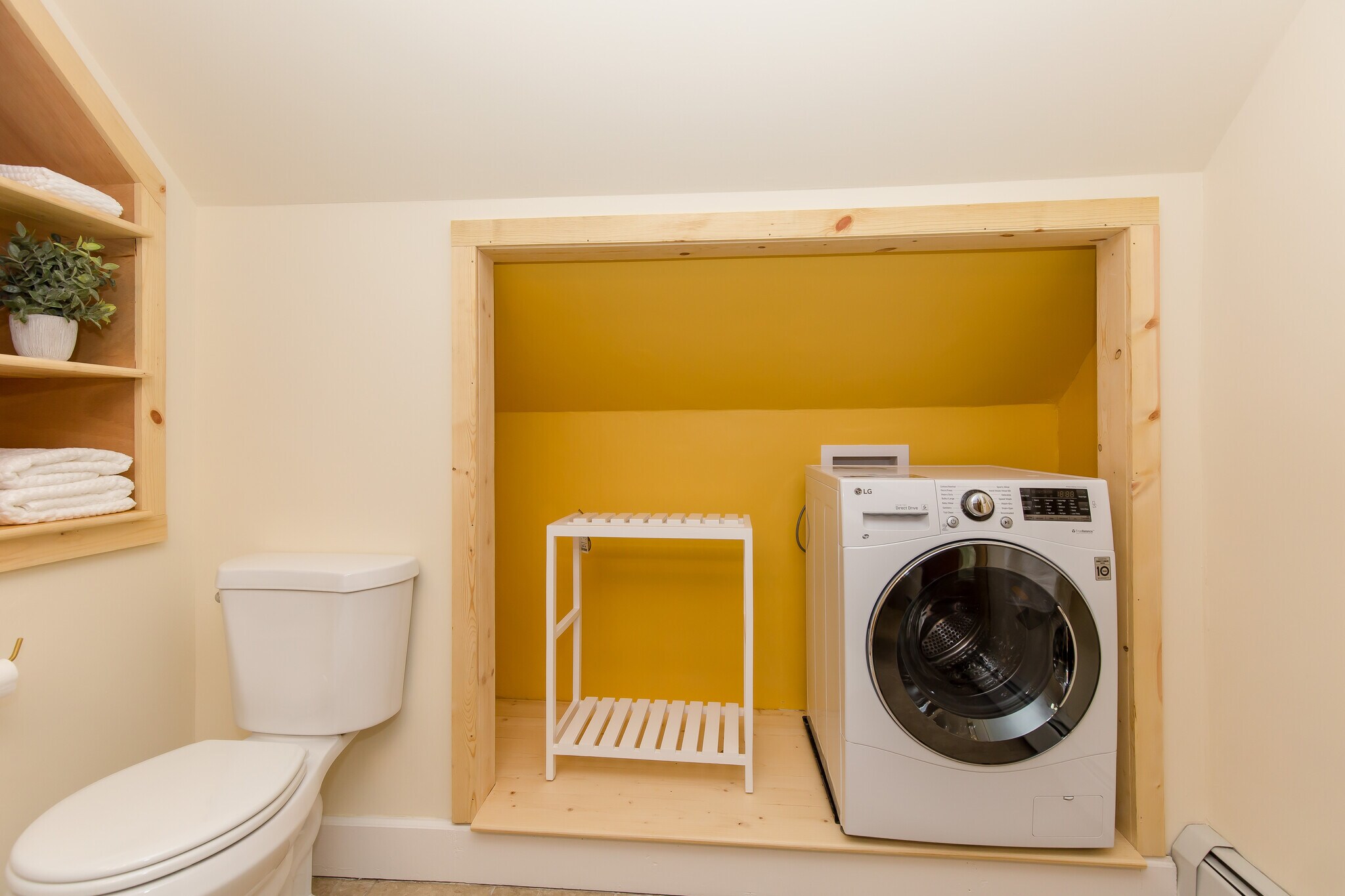 Upstairs Bath features LG Washer/Dryer - 715 5th St SE