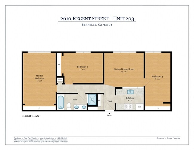 Floorplan - 2610 Regent St.