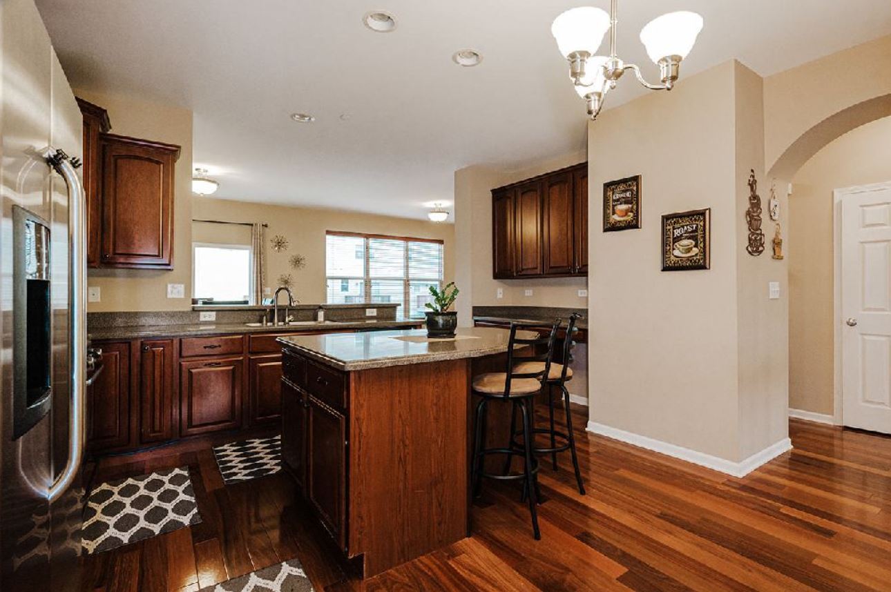 Kitchen island and working area - 1161 Kilbery Ln
