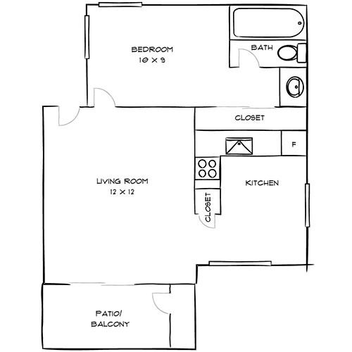 Floorplan - Laurel Crossing Apartment Homes