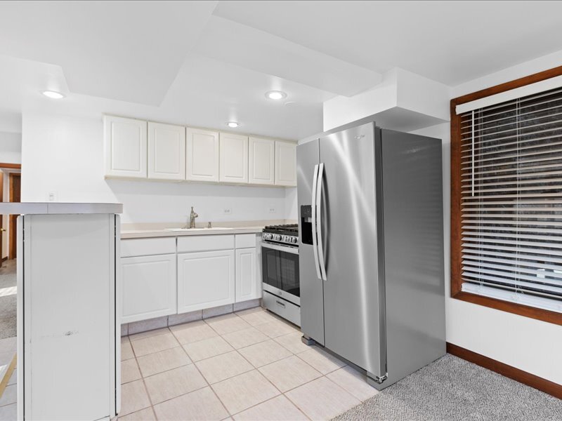 Downstairs kitchen #2 with new, matching, Whirlpool Stainless appliances! - 3214 S Throop St