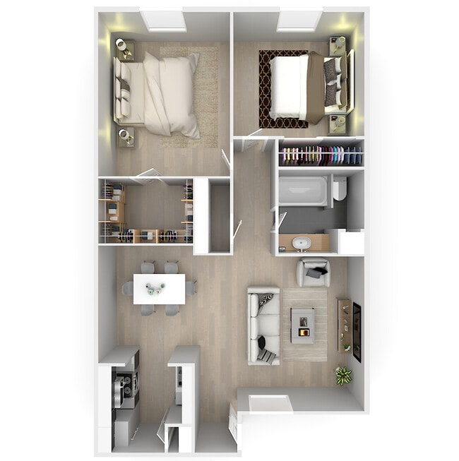 Floorplan - The Miranda on Central & Pipeline