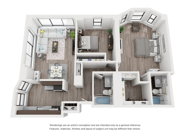 Floorplan - River North Park Apartments