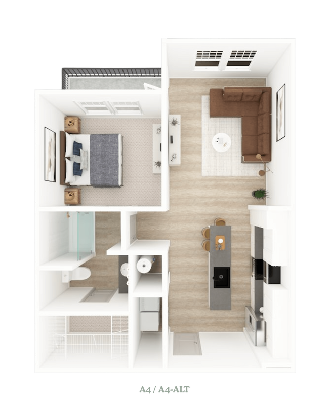 Floorplan - District on the Etowah Apartments