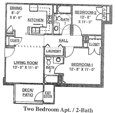 Floorplan - Chandler Ridge Apartments