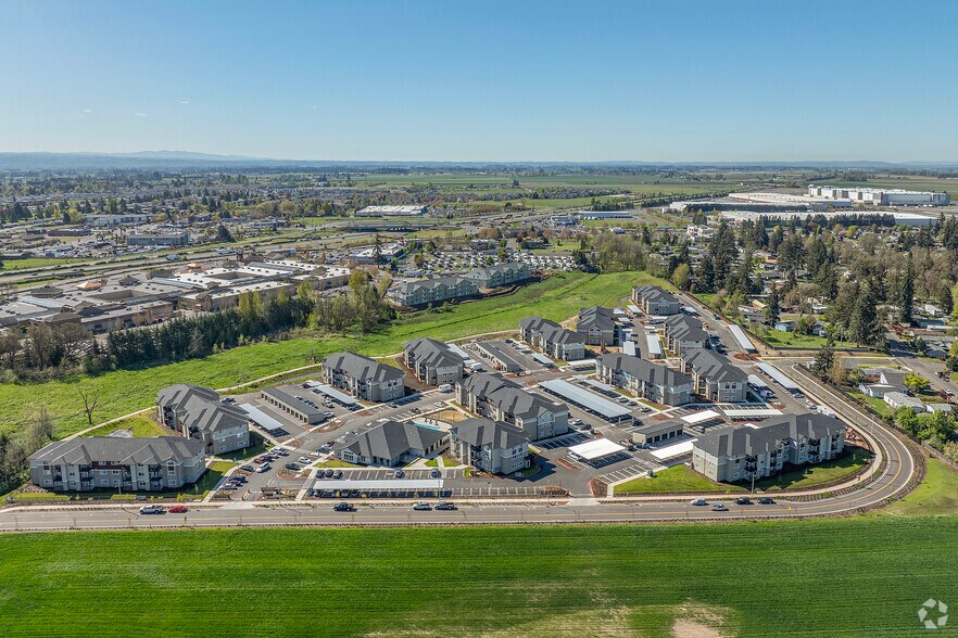 Aerial Photo - Woodburn Villas