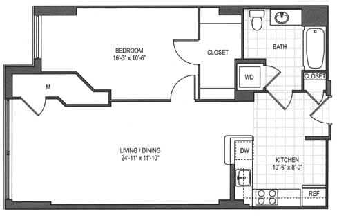 Floorplan - The Prime at Arlington Courthouse