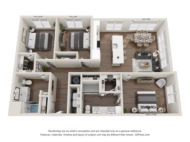 Floorplan - Meridian Cary