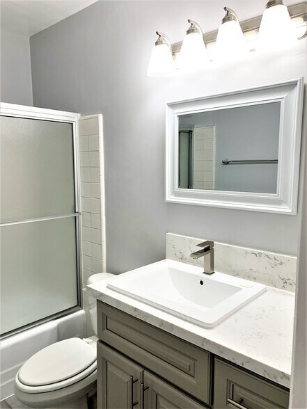 upgraded bathroom - 129 W Chevy Chase Dr