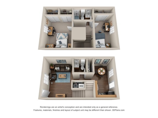 2 Bed 1.5 Bath TH - Oxford West