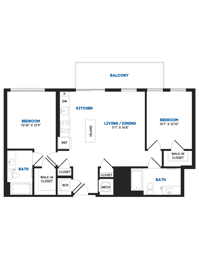 Floorplan - The Chase at Bryant Street