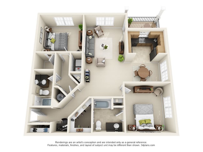 Floorplan - Overlook at Gwinnett Stadium