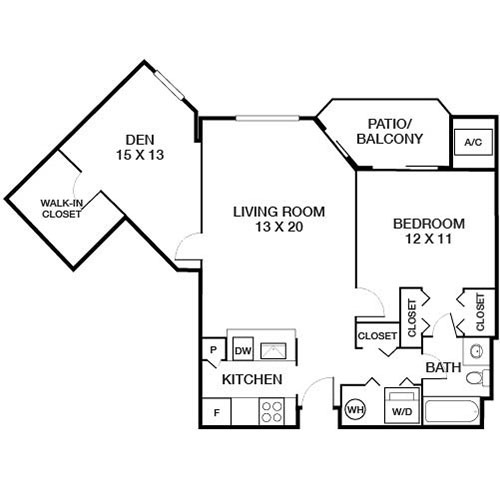 Floorplan - Elm Creek Apartments