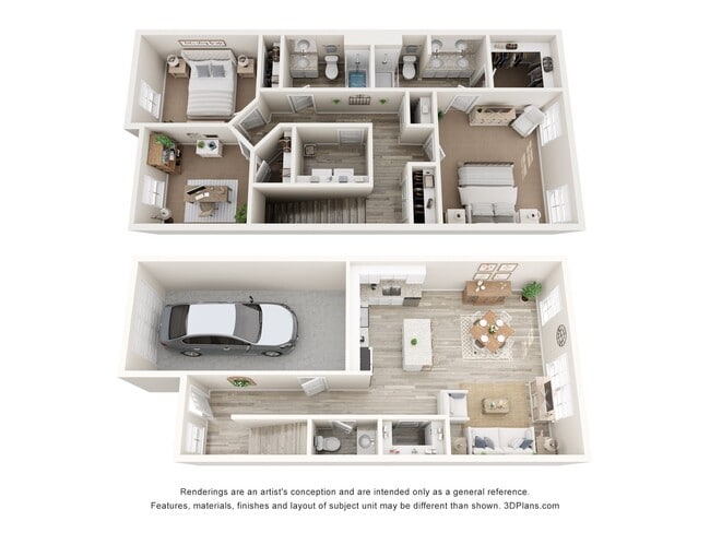 Floorplan - Overland Townhomes