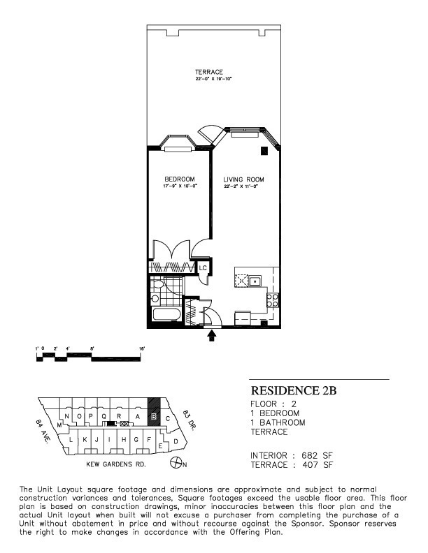 1BR/1BA - Classic at Kew Gardens