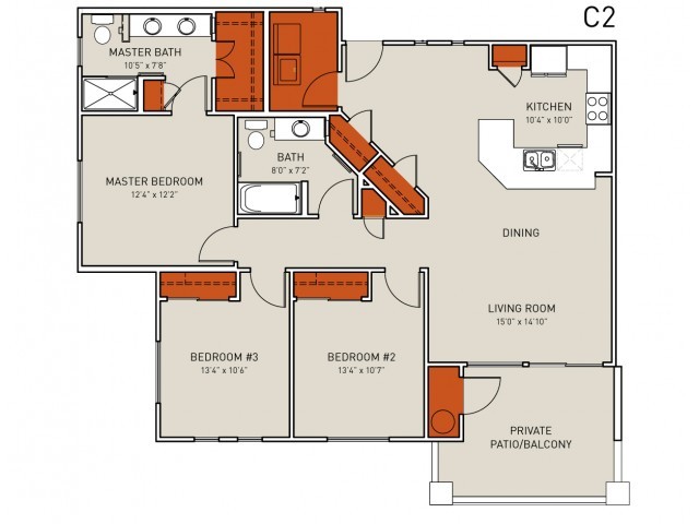 C2 Floor Plan - Liv Avenida