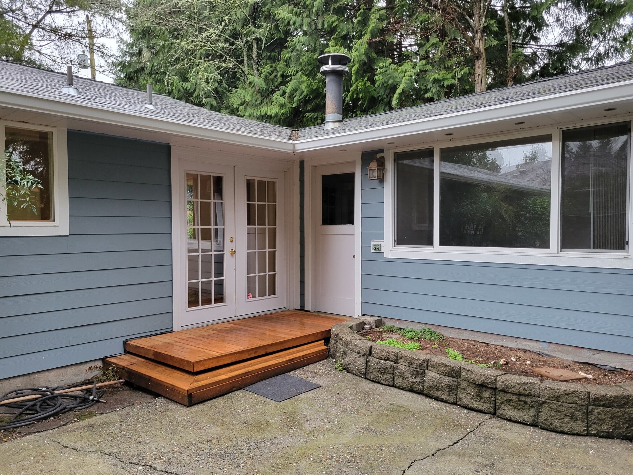 Back porch and patio - 13344 23rd Pl NE
